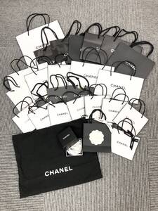 【1円～/25枚以上/小・中サイズ】10422　CHANEL　シャネル　ショッパー　紙袋　袋　箱　ブランド　ハイブランド　1円スタート