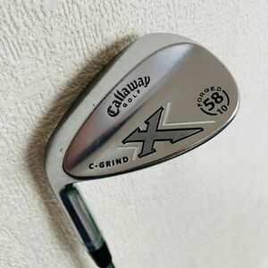 【左利き】Callaway キャロウェイ X FORGED 58° Dynamic Gold S300 男性用 レフティ サンドウェッジ