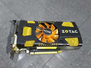 【中古動作品】管Y180 ZOTAC グラフィックボード GTX560 1GB 256BIT GDDR5 ZT-50704