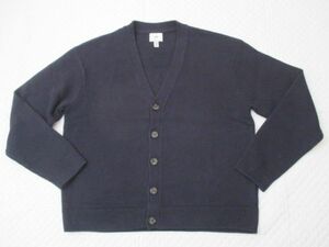 L2559【H&M/エイチ＆エム】カーディガン/リラックスフィット/紺・ネイビー系/M/未着用