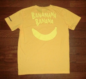 STARBUCKS スターバックス Tシャツ 2022 FY22 サマー P1 BANANANA BANANA バナナ プロモーション YEL S USED 美品