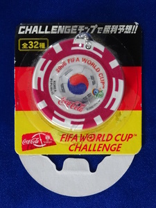 未開封・新品！！「2006 FIFA WORLD CUP CHALLENGE」チップ KOREA 韓国 大韓民国 フィファワールドカップ コカ・コーラ Coca-Cola サッカー