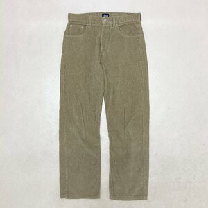 ●90s OLD STUSSY オールド ステューシー パンツ コーデュロイ ボタンフライ USA製 紺タグ コットン カーキ系 サイズ33 メンズ 0.53kg●