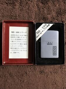 ZIPPO ジッポー オイルライター 喫煙グッズ ジッポ MS-200 GGB サンプル用柄 未使用 2003年製