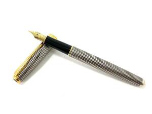 PARKER/パーカー SONNET/ソネット シズレ ペン先 18K 750 万年筆 シルバーカラー 筆記用具 文具 (49290TS1)