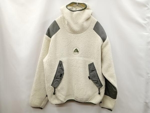 NIKE ACG ナイキ エーシージー Balaclava Retro FleecePullover Jacket バラクラバレトロ フリース M カーキ オフホワイト 冬