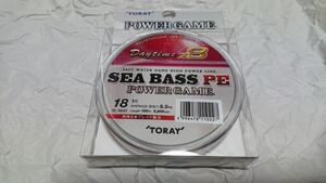 東レ シーバスPE パワーゲーム デイタイム X8 1号 18lb 150m 新品 タイラバ イカメタル にも SEA BASS PE POWER GAME Daytime 8本撚り