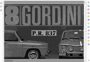 ルノー　GORDINI 8 ゴルディーニ　パーツリスト