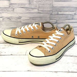 R7264bL CONVERSE コンバース ALL STAR OX キャンバスオールスターOX ローカットスニーカー キャメル レディース 24.5cm M9166