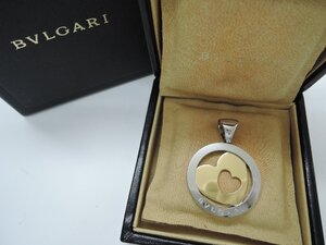 ブルガリ BVLGARI SS/K18YG トンド ペンダントトップ 中古 ランクSA BRJ・ジュエリー