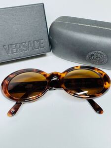 1円 ヴェルサーチ サングラス アイウェア メガネ 眼鏡 ブラウン Versace VERSACE メデューサ ゴールド