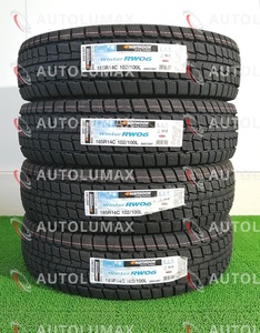 185R14 102/100L Hankook Winter RW06 新品 スタッドレスタイヤ 4本セット 2022年製 ※本州送料無料 185/14 ハンコック N2336.