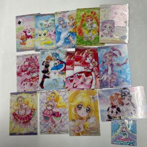 プリキュア　15枚　まとめ売り　ウエハース カード シール キュアソード キュアピース キュアロゼッタ