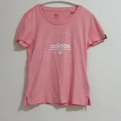 adidas tシャツ ピンク