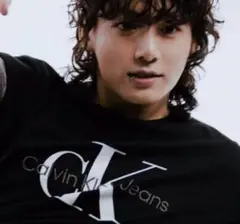 Calvin Klein モノグラム エンブロイド Tシャツ L