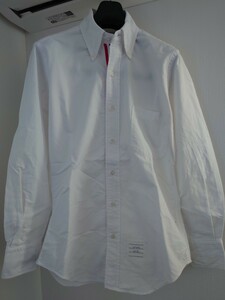 Thom Browne トム・ブラウン BD オックスフォード 白 ホワイト シャツ ボタン SHIRT 長袖 トリコテープ