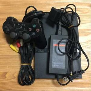 A★SONY PS2 本体 SCPH-70000CB ブラック 付属品有 完動良品 ★送料520円　