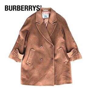 BURBERRYS’バーバリーズ　カシミア混ウールコート　キャメル