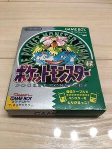 動作確認済 美品 付属品完備 ポケットモンスター 緑 初代 ポケモン Pokemon ゲームボーイ GAMEBOY ソフト 任天堂 Nintendo