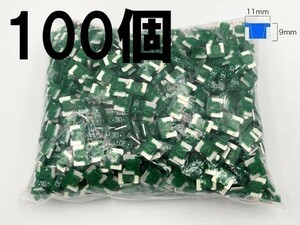 【太平洋精工 30A 緑 低背 ヒューズ 100個】 太平洋精工 送料込 LED ドライブレコーダー 接続 検索用) プリウス クラウン