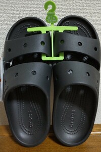 クロックス☆crocs クラシックサンダル2.0 M5/W7 23cm ブラック 23.0cm 黒