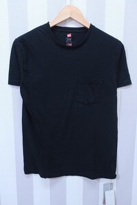 2-6566/未使用品 ビームス×ヘインズ 半袖ポケットTシャツ BEAMS HANES 送料200円