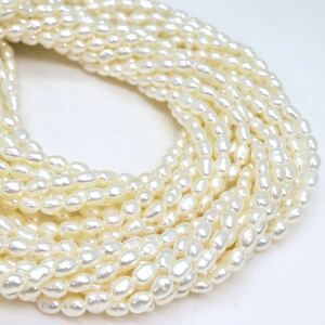 美品!!テリ良し!!＊本真珠10連ネックレス＊j 約79.0g 約46.0cm パール pearl necklace jewelry DA0/DA5