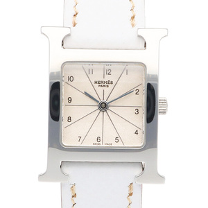 エルメス Hウォッチ 腕時計 時計 ステンレススチール HH1.210 クオーツ レディース 1年保証 HERMES 中古 美品