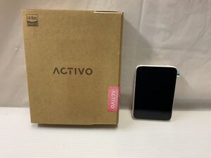 A041 中古 オーディオプレーヤー ハイレゾ Hi-Res AUDIO ACTIVO CT10 16GB クールホワイト 動作確認済 初期化済 付属完備品