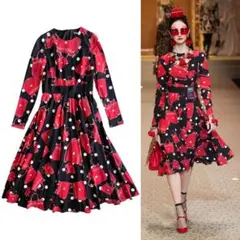 DOLCE&GABBANA 18AW Bag Print Dress