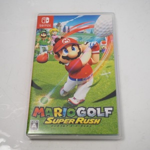 Th551251 任天堂 ゲームソフト マリオゴルフ スーパーラッシュ MARIO GOLF SUPERRUSH ニンテンドースイッチ用 Nintendo 美品・中古