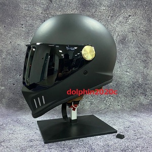 バイク 内蔵サングラス ハーレー オンロード ヘルメット フルフェイスヘルメット　M~XXL サイズ 色 選択可　サイズ：L