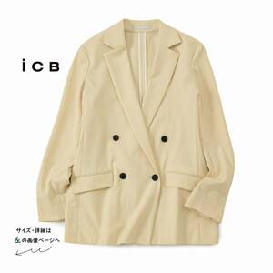 美品★iCBアイシービー3.2万★9号★ジャケットJ043