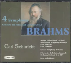 欧CD Schuricht Brahms: 4 SYMPHONY 94003 VIRTUOSO /00110