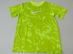 子供用！■NIKE/ナイキ製！【★ライム×模様！】ウエア・Tシャツ！/子供lLサイズ