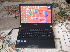 美品 Windows7 東芝 dynabook R731/37B PORTEGE R830 Series