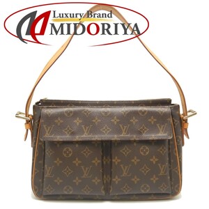 LOUIS VUITTON ルイヴィトン モノグラム ヴィバ・シテGM M51163 ショルダーバッグ ブラウン/250988【中古】