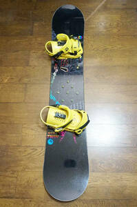 RICE28 ライス28 スノーボード RT9 TWIN 152cm + UNION バインディング サイズM (25.0～27.5cm位) 2点セット*BURTONバートンsalomon011