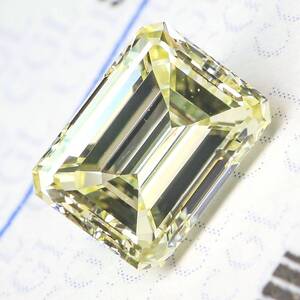 【１００円～】1.112ｃｔ！ＶＳ１！天然ダイヤ LIGHT YELLOW（ナチュラルカラー）EM