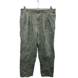 DOCKERS チノパンツ W38 ドッカーズ クラシックフィット タック入り コットン ビッグサイズ カーキ 古着卸 アメリカ仕入 2402-186