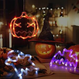 ハロウィン 飾り LED ライト カボチャスパイダー ゴースト 装飾ライト