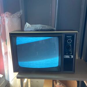 昭和レトロ National 白黑テレビ TR-171B 1975年製 通電確認 動作未確認 ジャンク品