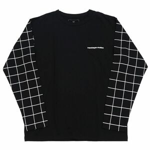 E0537S 未使用品 uniform experiment/ L/S GRAPH CHECK カットソー【サイズ：2】ブラック Tシャツ SOPH ユニフォーム エクスペリメント