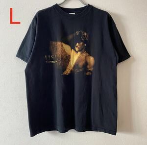 ビンテージ 古着 Y2K Usher The Truth Tour 2004 Tee L Black アッシャー Tシャツ トゥルース ツアー Band Rap バンドT ラップT ブラック