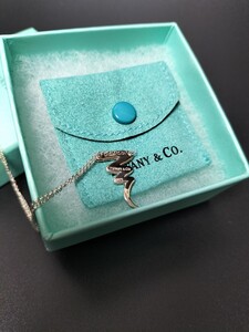 【TIFFANY&CO.】ティファニー 　スクリブル　 ネックレス シルバー925 レディース　ケース付き　美品　プレゼントに　誕生日に　記念日に