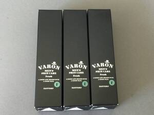 ☆未開封　サントリー VARON CLASSIC ヴァロン フレッシュ オールインワンセラム 40mL/約20日分 バロン 洗顔料 美容液　3個セット☆