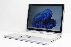 1円スタート ノートパソコン 2in1PC Windows11 WPS office搭載 Panasonic レッツノート CF-XZ6 SSD256GB メモリ8GB 第7世代 Core i5