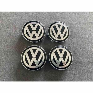 VOLKSWAGEN フォルクスワーゲン用★4個セット　ホイールキャップ 保護 カー/自動車用 防塵 外径60mm ハブキャップ