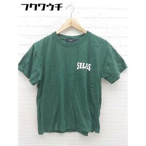 ◇ SILAS サイラス 半袖 Tシャツ カットソー サイズM グリーン系 メンズ