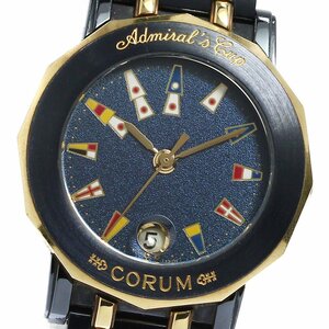 コルム CORUM 39.130.31 V585 アドミラルズカップ ガンブルー クォーツ レディース _800097